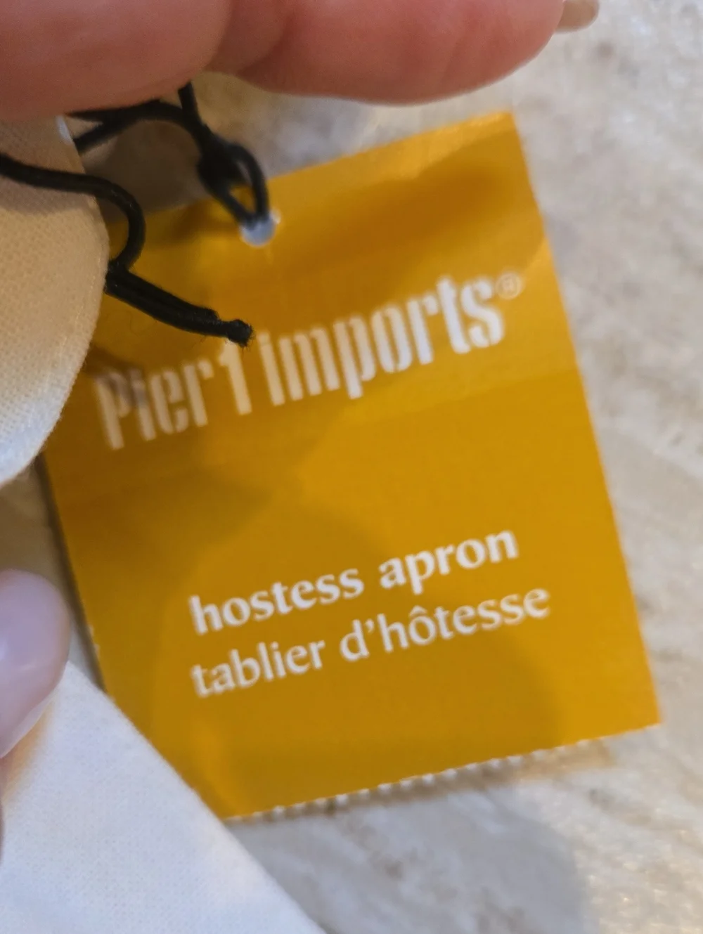 New Pier 1 Imports Cotton Hostess Apron